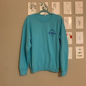 delta zeta cozy crew neck